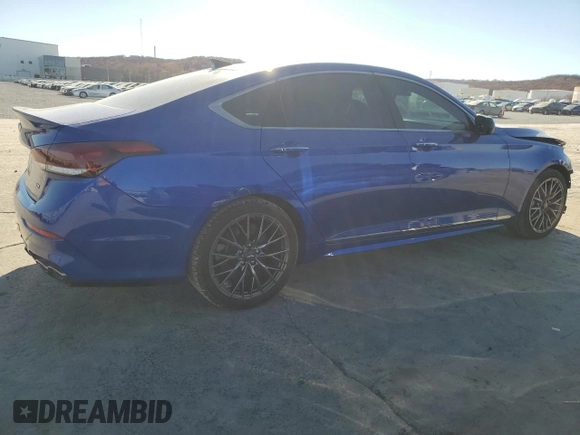 2020 Genesis G80 3.3T Sport with VIN KMTFN4JB3LU334637, listed as a Copart auction lot 84690494 with 111,403 mi miles and Salvage Title. Bid and sale history available at carsss.com. Image 3.