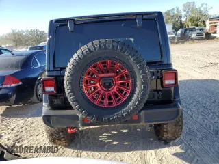 2023 Jeep Wrangler Rubicon z VIN 1C4HJXFN3PW618061, wystawiony jako Copart lot #81957524 z przebiegiem 25 880 mil mil oraz Szkoda całkowita • Salvage title. Historia ofert i sprzedaży dostępna na DreamBid. Obrazek 6.