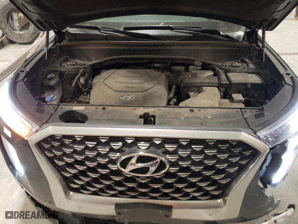 2022 Hyundai Palisade Calligraphy with VIN KM8R7DHE9NU425996, listed as a Copart auction lot 44809645 with 69,050 mi miles and Salvage Title. Bid and sale history available at carsss.com. Image 12.