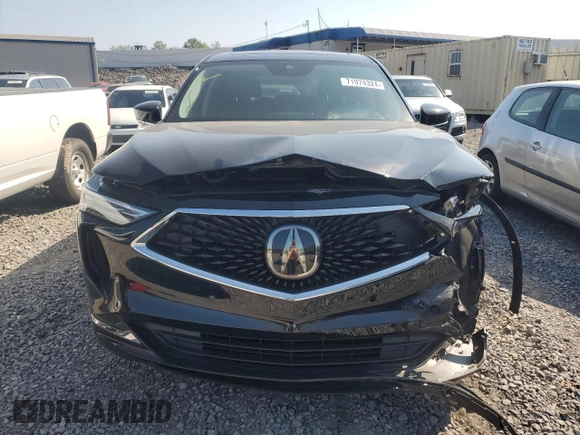 2023 Acura MDX w/Technology Package with VIN 5J8YD9H46PL006981, listed as a Copart auction lot 71974324 with 15,402 mi miles and Salvage Title. Bid and sale history available at carsss.com. Image 5.