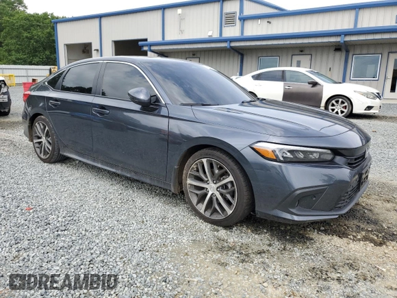 2024 Honda Civic Touring z VIN 2HGFE1F96RH324748, wystawiony jako Copart lot #58833725 z przebiegiem Nie podano mil oraz Szkoda całkowita • Salvage title. Historia ofert i sprzedaży dostępna na DreamBid. Obrazek 4.