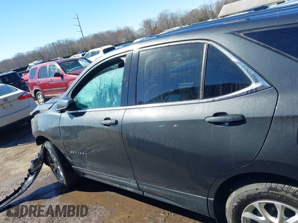 2019 Chevrolet Equinox LT with VIN 2GNAXUEV4K6187658, listed as a IAAI auction lot 41552383 with 107,543 mi miles and . Bid and sale history available at DreamBid. Image 14.