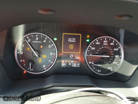 2025 Subaru Legacy Premium with VIN 4S3BWAD61S3005656, listed as a Copart auction lot 62005075 with 7,961 mi miles and Salvage title. Bid and sale history available at DreamBid. Image 9.