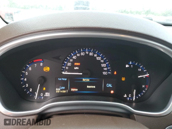 2013 Cadillac SRX Performance Collection with VIN 3GYFNDE38DS590186, listed as a Copart auction lot 54013905 with 221,438 mi miles and Clean Title. Bid and sale history available at carsss.com. Image 9.