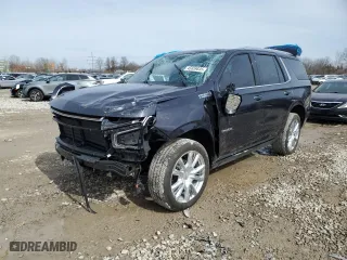2023 Chevrolet Tahoe High Country with VIN 1GNSKTKTXPR163425, listed as a Copart auction lot 45859835 with 26,672 mi miles and Salvage Title. Bid and sale history available at carsss.com. Image 1.