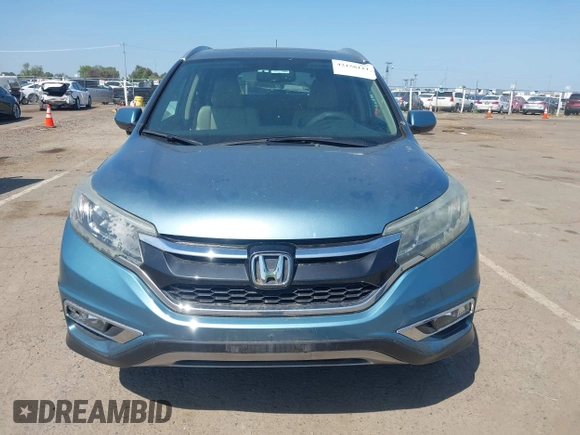 2015 Honda CR-V EX-L with VIN 2HKRM4H77FH632137, listed as a IAAI auction lot 42158111 with 172,531 mi miles. Bid and sale history available at carsss.com. Image 6.