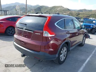 2012 Honda CR-V EX-L with VIN 5J6RM4H78CL047990, listed as a IAAI auction lot 42146207 with 121,043 mi miles. Bid and sale history available at carsss.com. Image 4.