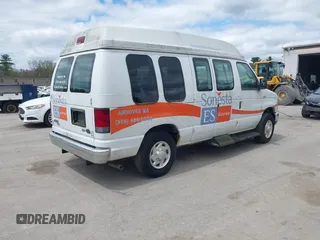 2011 Ford Econoline Cargo Commercial with VIN 1FTNE1EW7BDA85540, listed as a IAAI auction lot 42230965 with 90,364 mi miles and . Bid and sale history available at carsss.com. Image 4.