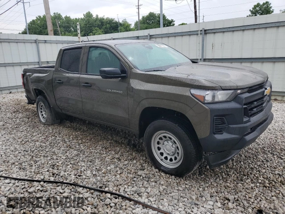 2024 Chevrolet Colorado 2WD Work Truck with VIN 1GCGSBEC1R1231469, listed as a Copart auction lot 61129055 with 14,210 mi miles and Clean title. Bid and sale history available at DreamBid. Image 4.