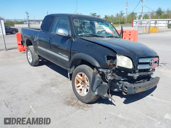 2003 Toyota Tundra SR5 with VIN 5TBRT34143S411690, listed as a IAAI auction lot 41854115 with 200,060 mi miles and . Bid and sale history available at DreamBid. Image 1.