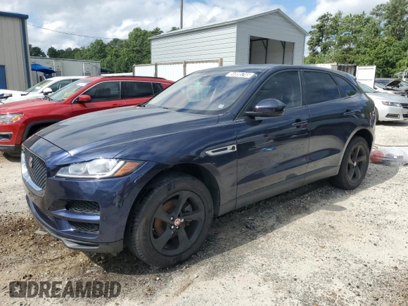 2018 Jaguar F-Pace 25t Premium with VIN SADCJ2FX2JA263407, listed as a Copart auction lot 64995745 with 113,197 mi miles and Clean title. Bid and sale history available at DreamBid. Image 1.
