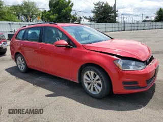2017 Volkswagen Golf S with VIN 3VW017AU0HM532751, listed as a Copart auction lot 57826395 with 133,710 mi miles and Salvage title. Bid and sale history available at DreamBid. Image 4.