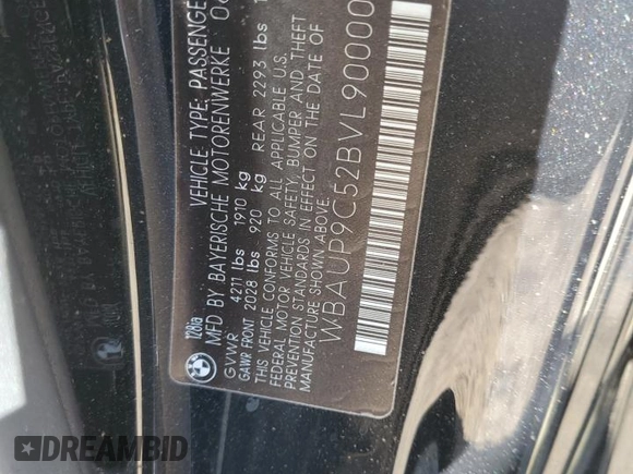 2011 BMW 1 Series 128i z VIN WBAUP9C52BVL90000, wystawiony jako Copart lot #48722805 z przebiegiem Nie podano mil oraz Szkody całkowita. Historia ofert i sprzedaży dostępna na DreamBid. Obrazek 12.