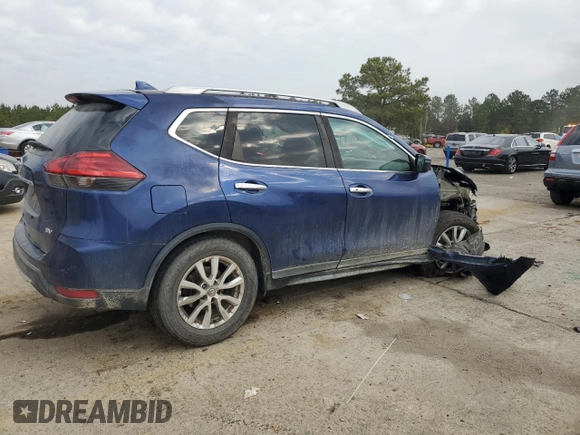 2017 Nissan Rogue SV with VIN 5N1AT2MTXHC744920, listed as a Copart auction lot 43873515 with 157,681 mi miles and Salvage Title. Bid and sale history available at carsss.com. Image 3.