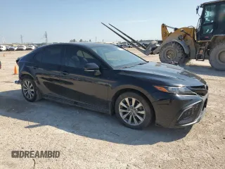2023 Toyota Camry SE with VIN 4T1G11AK3PU077493, listed as a Copart auction lot 47218195 with 53,692 mi miles and Salvage Title. Bid and sale history available at DreamBid. Image 4.