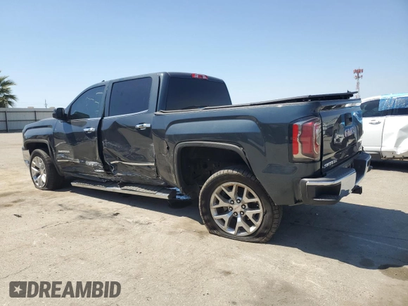 2018 GMC Sierra 1500 SLT with VIN 3GTP1NEC3JG502378, listed as a Copart auction lot 56557045 with 56,482 mi miles and Salvage title. Bid and sale history available at DreamBid. Image 2.