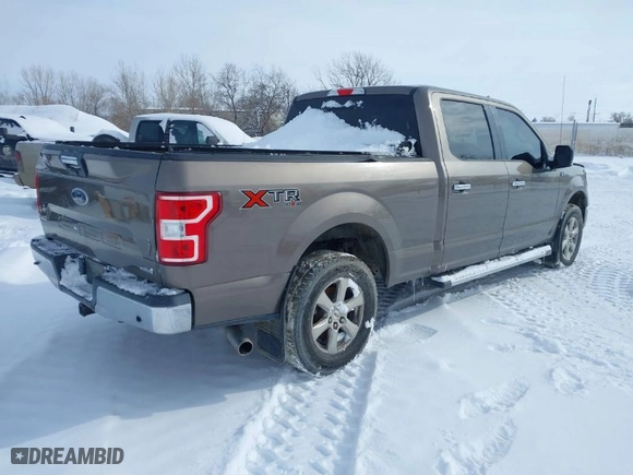 2018 Ford F-150 XL with VIN 1FTFW1EGXJKC05710, listed as a IAAI auction lot 41528720 with 147,366 mi miles. Bid and sale history available at carsss.com. Image 4.