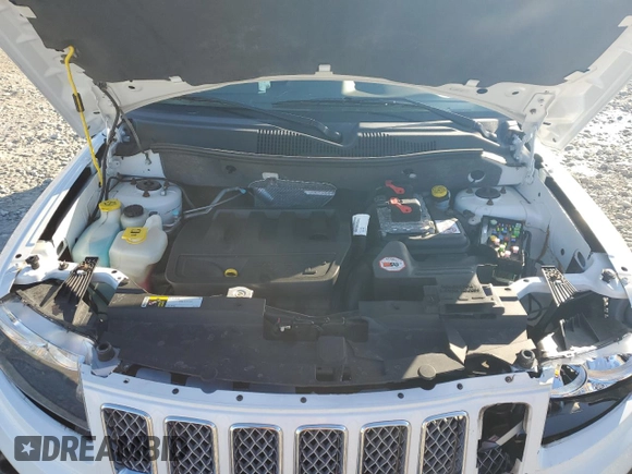 2015 Jeep Compass Latitude with VIN 1C4NJDEBXFD151871, listed as a Copart auction lot 44504465 with 74,371 mi miles and Salvage Title. Bid and sale history available at carsss.com. Image 14.