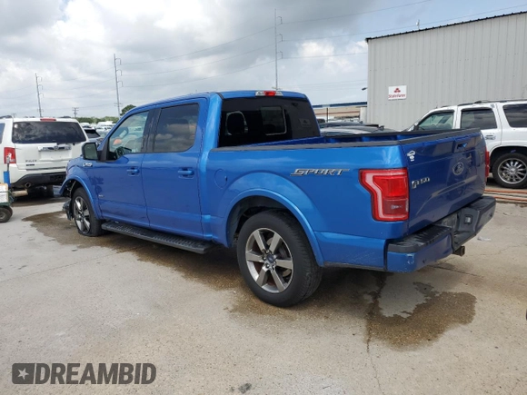 2015 Ford F-150 XL with VIN 1FTEW1CG8FFD02631, listed as a Copart auction lot 60219845 with 131,759 mi miles and Salvage title. Bid and sale history available at DreamBid. Image 2.