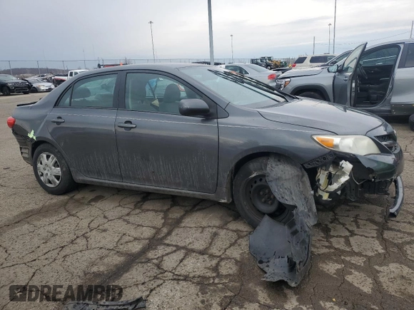 2011 Toyota Corolla L with VIN 2T1BU4EE0BC542667, listed as a Copart auction lot 46845335 with 144,602 mi miles and Salvage Title. Bid and sale history available at carsss.com. Image 4.