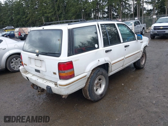 1994 Jeep Grand Cherokee Limited с VIN 1J4GZ78Y5RC297148, выставлен на аукционе IAAI как лот 41713095 с пробегом 188 114 миль миль и . История ставок и продаж доступна на DreamBid. Изображение 4.