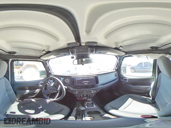 2024 Jeep Wrangler Willys with VIN 1C4RJXDG9RW286042, listed as a Copart auction lot 49459025 with 6,417 mi miles and Salvage title. Bid and sale history available at DreamBid. Image 15.