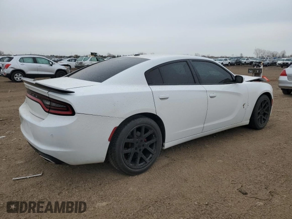 2020 Dodge Charger SXT with VIN 2C3CDXBG9LH111025, listed as a Copart auction lot 53455485 with 57,964 mi miles and Salvage title. Bid and sale history available at DreamBid. Image 3.