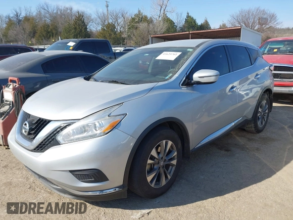 2017 Nissan Murano Platinum with VIN 5N1AZ2MG1HN181276, listed as a IAAI auction lot 41625761 with 124,525 mi miles. Bid and sale history available at carsss.com. Image 18.