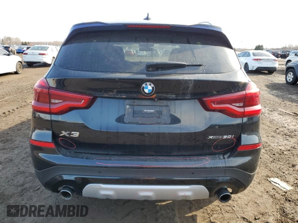 2020 BMW X3 xDrive30i with VIN 5UXTY5C09L9B72382, listed as a Copart auction lot 46698735 with 112,118 mi miles and Clean Title. Bid and sale history available at DreamBid. Image 6.