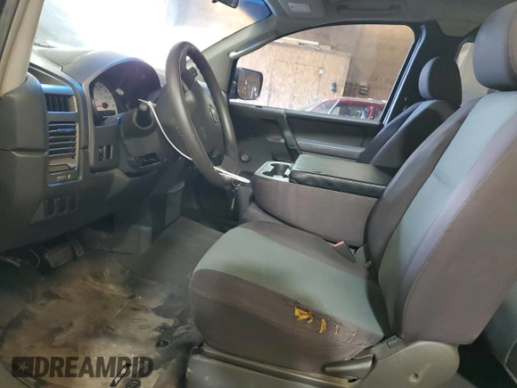 2006 Nissan Titan SE with VIN 1N6BA06A96N567659, listed as a Copart auction lot 61928495 with 190,594 mi miles and Salvage title. Bid and sale history available at DreamBid. Image 7.