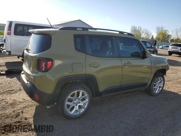2015 Jeep Renegade Latitude z VIN ZACCJBBT3FPB87492, wystawiony jako Copart lot #56017335 z przebiegiem 112 084 mil mil oraz Szkoda całkowita • Salvage title. Historia ofert i sprzedaży dostępna na DreamBid. Obrazek 3.