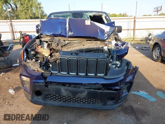 2020 Jeep Renegade Sport with VIN ZACNJAAB5LPM05727, listed as a IAAI auction lot 40515936 with Not Provided miles and . Bid and sale history available at carsss.com. Image 11.