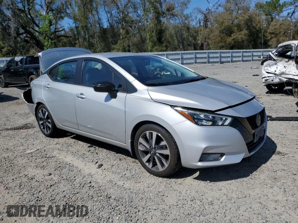 2020 Nissan Versa SR with VIN 3N1CN8FVXLL856920, listed as a Copart auction lot 47381555 with 58,570 mi miles and Salvage Title. Bid and sale history available at DreamBid. Image 4.
