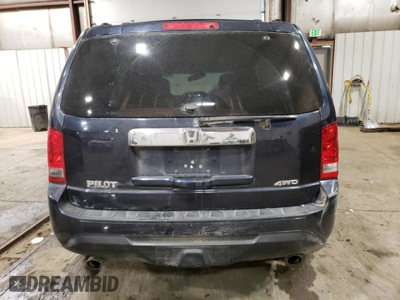 2012 Honda Pilot EX-L with VIN 5FNYF4H51CB079306, listed as a Copart auction lot 46142155 with 197,404 mi miles and Salvage Title. Bid and sale history available at DreamBid. Image 6.