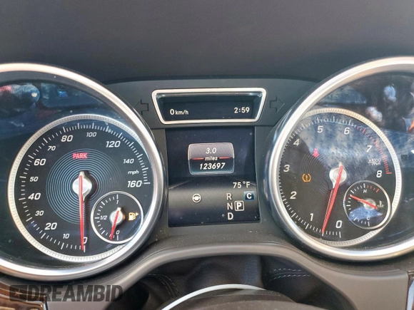 2019 Mercedes-Benz GLS 550 with VIN 4JGDF7DE1KB222435, listed as a Copart auction lot 47496225 with 123,697 mi miles and Clean title. Bid and sale history available at DreamBid. Image 9.