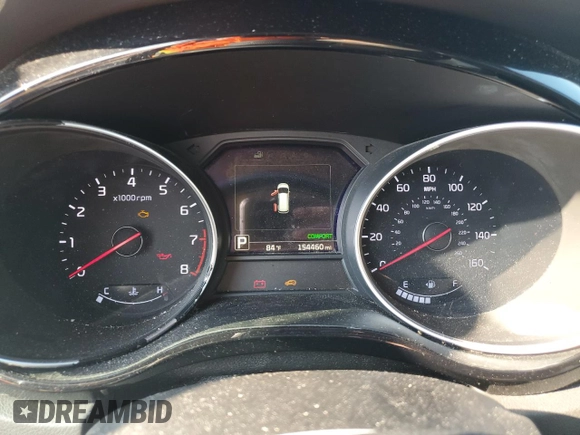 2015 Kia Sedona SX with VIN KNDMC5C10F6047335, listed as a Copart auction lot 66235414 with 154,460 mi miles and Salvage Title. Bid and sale history available at DreamBid. Image 9.