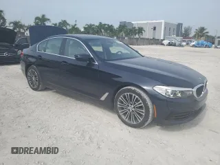 2020 BMW 5 Series 530i with VIN WBAJR3C00LWW70329, listed as a Copart auction lot 62140015 with 26,563 mi miles and Salvage title. Bid and sale history available at DreamBid. Image 4.