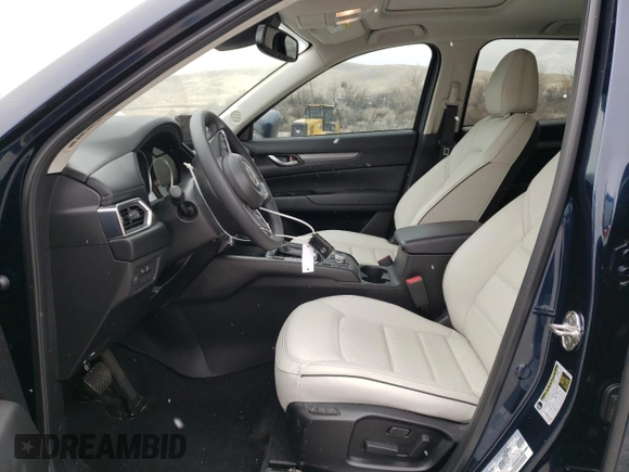2024 Mazda CX-5 2.5 S Carbon Edition with VIN JM3KFBCL3R0412748, listed as a Copart auction lot 43615055 with 11,406 mi miles and Salvage Title. Bid and sale history available at carsss.com. Image 7.