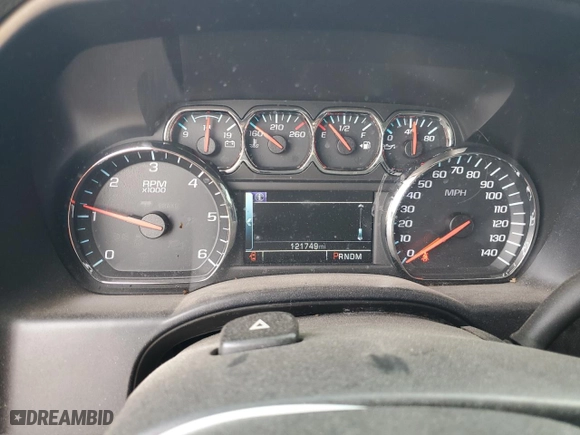 2014 Chevrolet Silverado 1500 LT with VIN 1GCRCREH1EZ261321, listed as a Copart auction lot 50057055 with 121,749 mi miles and Salvage Title. Bid and sale history available at carsss.com. Image 9.