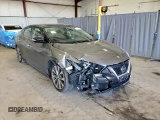 2020 Nissan Maxima Platinum with VIN 1N4AA6FV4LC385580, listed as a Copart auction lot 50486355 with 49,450 mi miles and Salvage Title. Bid and sale history available at DreamBid. Image 14.