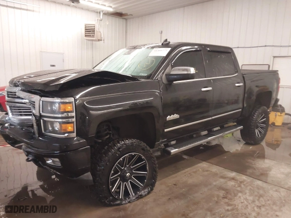 2015 Chevrolet Silverado 1500 High Country with VIN 3GCUKTEJXFG320011, listed as a IAAI auction lot 41366273 with 157,947 mi miles. Bid and sale history available at carsss.com. Image 18.