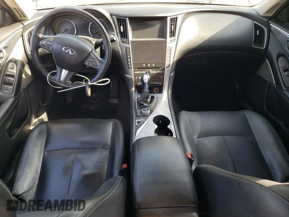 2015 Infiniti Q50 Premium with VIN JN1BV7AR4FM418940, listed as a Copart auction lot 55661885 with 71,352 mi miles and Clean Title. Bid and sale history available at carsss.com. Image 8.