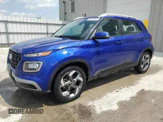 2022 Hyundai Venue SEL z VIN KMHRC8A32NU164853, wystawiony jako Copart lot #60808645 z przebiegiem 61 257 mil mil oraz Czysty tytuł • Clean title. Historia ofert i sprzedaży dostępna na DreamBid. Obrazek 1.