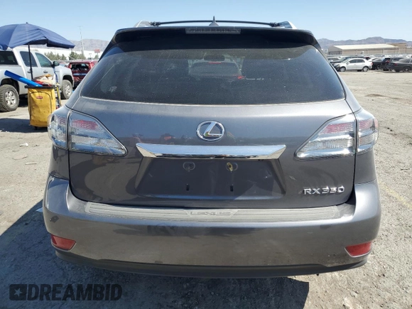 2012 Lexus RX 350 с VIN JTJBK1BA0C2446704, выставлен на аукционе Copart как лот 59208825 с пробегом 83 394 миль миль и Списание • Salvage title. История ставок и продаж доступна на DreamBid. Изображение 6.