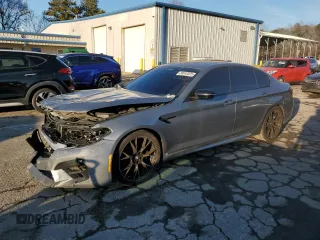 2023 BMW M5 with VIN WBS83CH03PCN55686, listed as a Copart auction lot 88042025 with 12,681 mi miles and Clean Title. Bid and sale history available at carsss.com. Image 1.