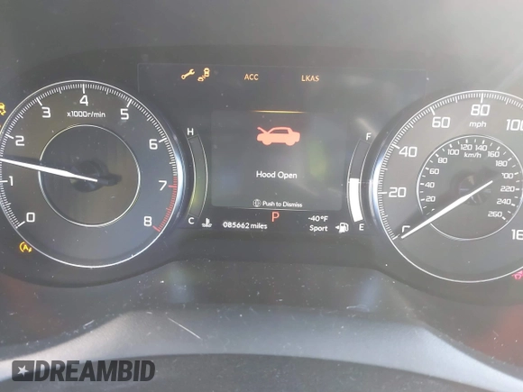 2019 Acura RDX w/Advance Pkg with VIN 5J8TC2H73KL017993, listed as a IAAI auction lot 41282363 with 85,662 mi miles. Bid and sale history available at carsss.com. Image 7.