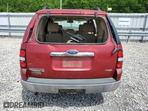 2006 Ford Explorer XLT с VIN 1FMEU63EX6UB00110, выставлен на аукционе Copart как лот 54913235 с пробегом 129 993 миль миль и Списание • Salvage title. История ставок и продаж доступна на DreamBid. Изображение 6.