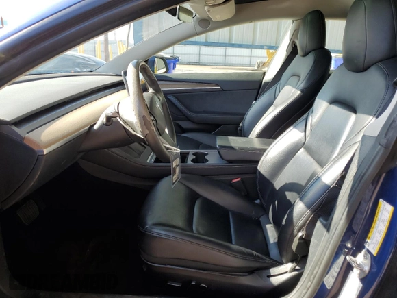 2022 Tesla Model 3 with VIN 5YJ3E1EA9NF288499, listed as a Copart auction lot 52202955 with 86,372 mi miles and Clean Title. Bid and sale history available at DreamBid. Image 7.