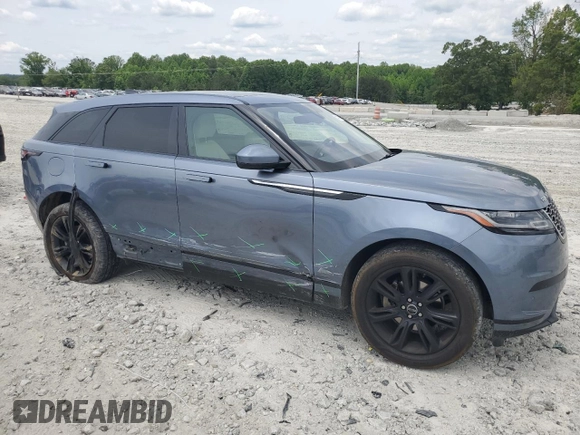 2019 Land Rover Range Rover Velar S with VIN SALYB2EX7KA796024, listed as a Copart auction lot 55156345 with 89,586 mi miles and Salvage title. Bid and sale history available at DreamBid. Image 4.