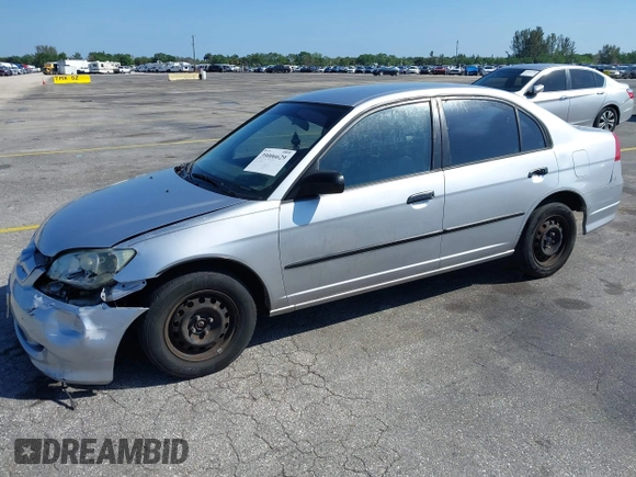 2004 Honda Civic VP z VIN 1HGES16344L008745, wystawiony jako IAAI lot #39006629 z przebiegiem Nie podano mil oraz . Historia ofert i sprzedaży dostępna na DreamBid. Obrazek 2.